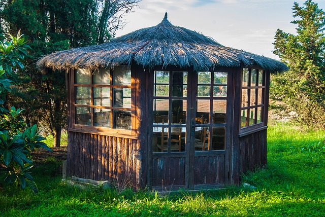 drevený altán